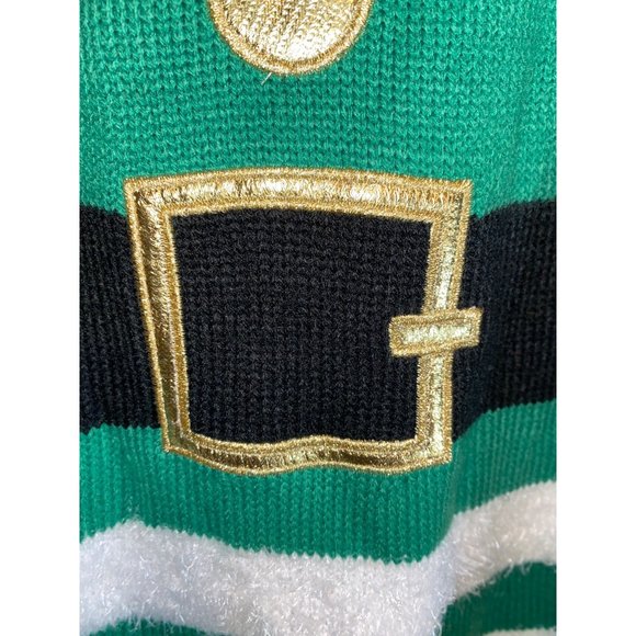 Holiday Time Elf Sweater Party Christmas Dress with Jingle Bells Size 16/18 XL - Picture 6 of 8